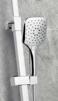 Scudo Helier Square Cool Touch Dual Head Rigid Riser Shower 4 Scudo Helier Square Cool Touch Dual Head Rigid Riser Shower - Image 4