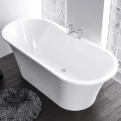 Beaufort Margravine 1660 X 730 White Freestanding Bath
