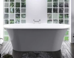 Beaufort Margravine 1660 X 730 Grey Freestanding Bath