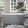 Beaufort Wandsworth 1495 X 725 Grey Freestanding Bath