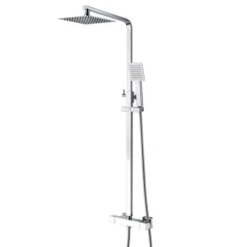 Niagara Observa Chrome Square Twin Shower Head Set