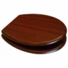 MDF Wood Design Seat In Walnut (Dark Brown) - Euroshowers