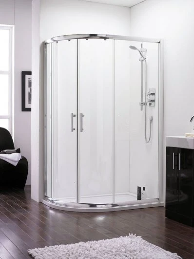 Pacific Offset Quadrant Shower Enclosure - 900 X 760mm - Nuie 1 Pacific Offset Quadrant Shower Enclosure - 900 X 760mm - Nuie