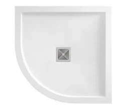 Aquadart Venturi 6 900mm Quadrant Shower Enclosure -Home Bathroom Aquadart Aqualavo White Gloss Quadrant Shower Tray 2
