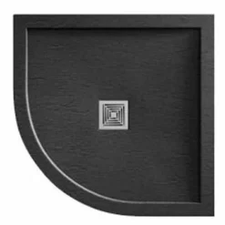 Aquadart Venturi 6 900mm Quadrant Shower Enclosure -Home Bathroom Aqualovo black slate 1