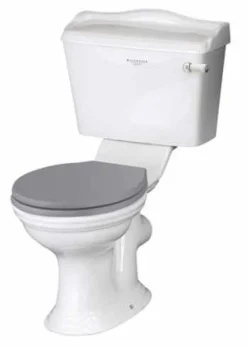 Bayswater Porchester Traditional Close Coupled Toilet - Flush Handle