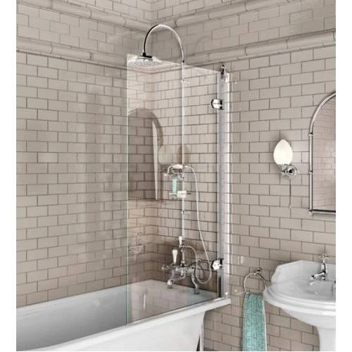 Burlington Hampton - Traditional Freestanding Shower Bath - 1700mm - Right Hand 4 Burlington Hampton - Traditional Freestanding Shower Bath - 1700mm - Right Hand - Image 4