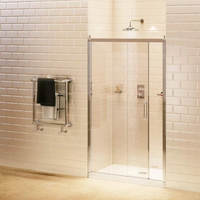 Burlington 1400mm Traditional Sliding Shower Door 1 Burlington 1400mm Traditional Sliding Shower Door