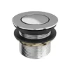 Clearwater Sprung Chrome Plug Bath Waste Un-Slotted CW2