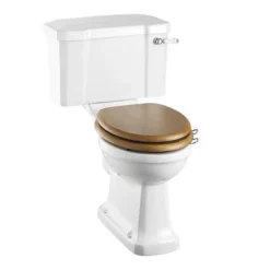 Burlington Close Coupled WC & White Ceramic Cistern With Lever P5 C1