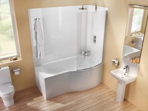 ClearGreen EcoRound 1700 X 900mm Shower Reinforced Bath 2 ClearGreen EcoRound 1700 X 900mm Shower Reinforced Bath - Image 2