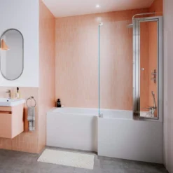 ClearGreen Ecosquare 1700 X 700/850mm Shower Reinforced Bath 13 ClearGreen Ecosquare 1700 X 700/850mm Shower Reinforced Bath -Home Bathroom Ecosquare 4