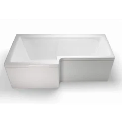 ClearGreen Ecosquare 1700 X 700/850mm Shower Reinforced Bath