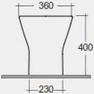 RAK Feeling Matt Greige Rimless Back To Wall Toilet & Soft Close Seat 4 RAK Feeling Matt Greige Rimless Back To Wall Toilet & Soft Close Seat - Image 4