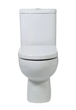 RAK Tonique Flush To Wall WC With Soft Close Seat -Home Bathroom Frontline Luna Close Coupled WC