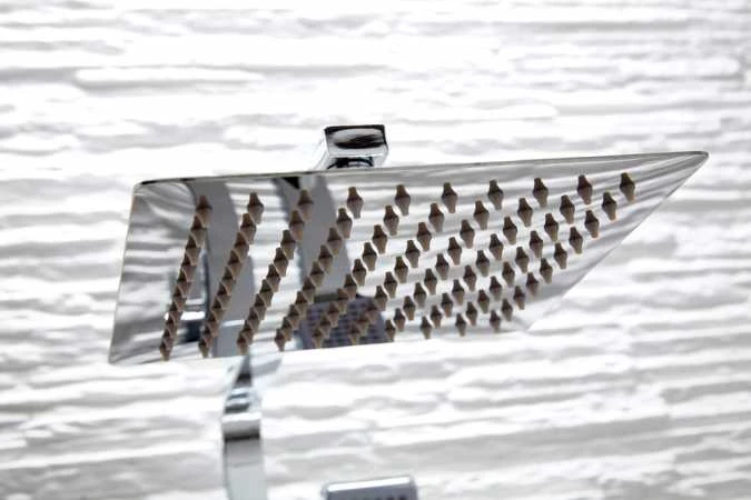 Scudo Elliott Square Dual Head Rigid Riser Shower 3 Scudo Elliott Square Dual Head Rigid Riser Shower - Image 3