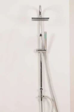 Troon Overhead Twin Shower Rigid Riser Kit - Highlife Bathrooms