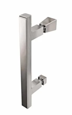 Roman Innov8 Hinged Door With In-Line Panel 1000mm For Alcove Fitting -Home Bathroom Innov8 Chrome Handle