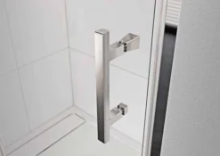 Roman Innov8 Hinged Door With In-Line Panel 1000mm For Alcove Fitting -Home Bathroom Innov8 handle