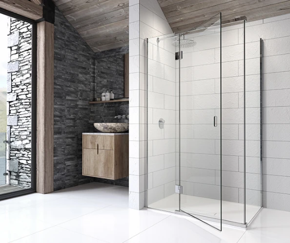 Kudos Pinnacle 8 1200mm Hinged Shower Door For Corner - Right Hand - Image 2
