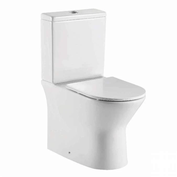 Kate Rimless Closed Back Toilet & Softclose Seat - Signature 1 Kate Rimless Closed Back Toilet & Softclose Seat - Signature