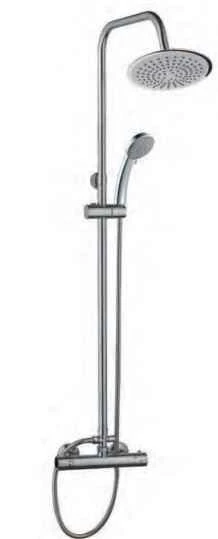 Pure Malia Round Thermostatic Bar Shower Valve