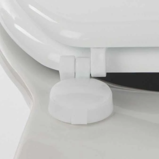 Moulded Value Toilet Seat In White - 82010 - Euroshowers 2 Moulded Value Toilet Seat In White - 82010 - Euroshowers - Image 2