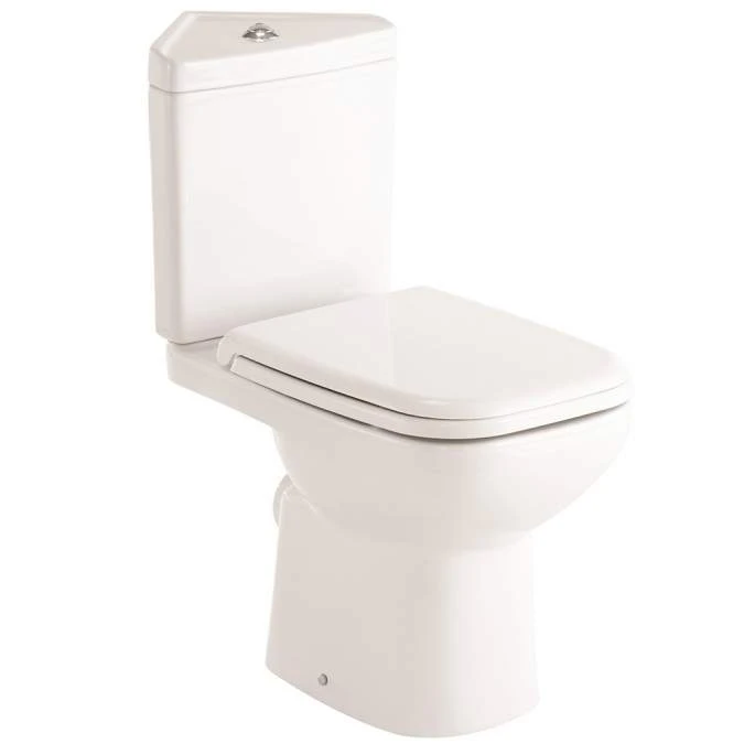 Origin Corner WC With Soft Close Seat, Frontline Bathrooms 1 Origin Corner WC With Soft Close Seat, Frontline Bathrooms