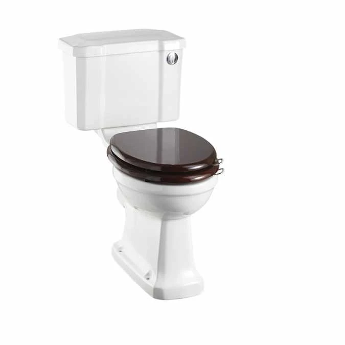 Burlington Rimless Slimline Close Coupled WC & White Ceramic Cistern With Push Button P20 C4 1 Burlington Rimless Slimline Close Coupled WC & White Ceramic Cistern With Push Button P20 C4
