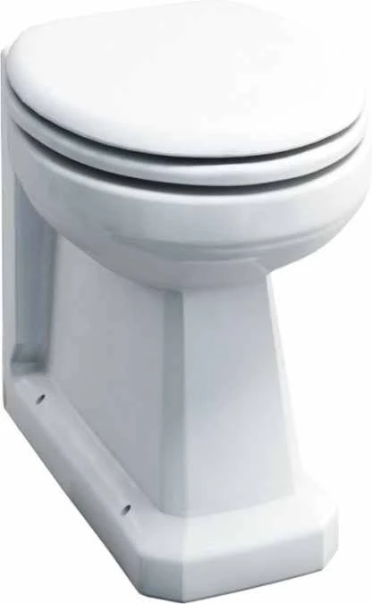 Burlington Rimless Traditional Back To Wall Toilet - P21 1 Burlington Rimless Traditional Back To Wall Toilet - P21