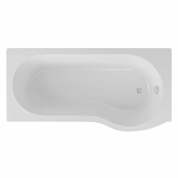 Beaufort Shannon 1500 X 850 P Shaped Shower Bath - Right Hand 2 Beaufort Shannon 1500 X 850 P Shaped Shower Bath - Right Hand - Image 2