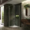 Kudos Pinnacle 8 1200mm Hinged Shower Door For Corner - Left Hand