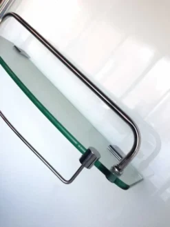 Vidalux Pure E 1000 Shower Cabin 1000 X 1000mm With Triton Electric Shower -Home Bathroom Pure White Shelf