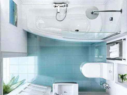 ClearGreen EcoCurve 1700 X 750mm Space Saving Shower Reinforced Bath 3 ClearGreen EcoCurve 1700 X 750mm Space Saving Shower Reinforced Bath - Image 3