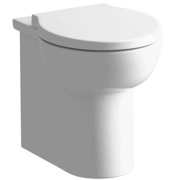 Muscovy Back To Wall Toilet & Soft Close Seat 1 Muscovy Back To Wall Toilet & Soft Close Seat