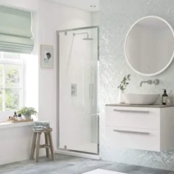 Relax 760mm Pivot Door Shower Enclosure