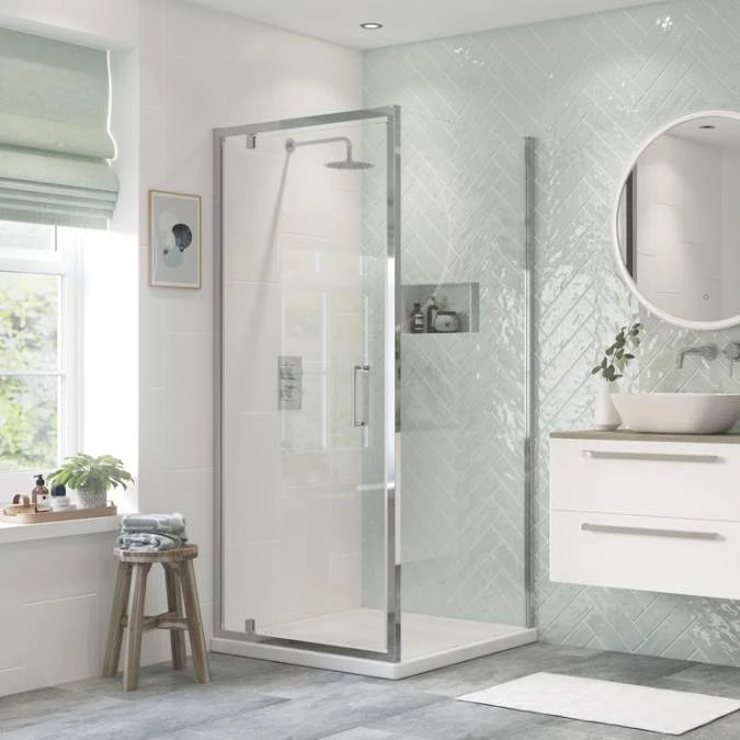 Relax 760mm Pivot Door Shower Enclosure 2 Relax 760mm Pivot Door Shower Enclosure - Image 2