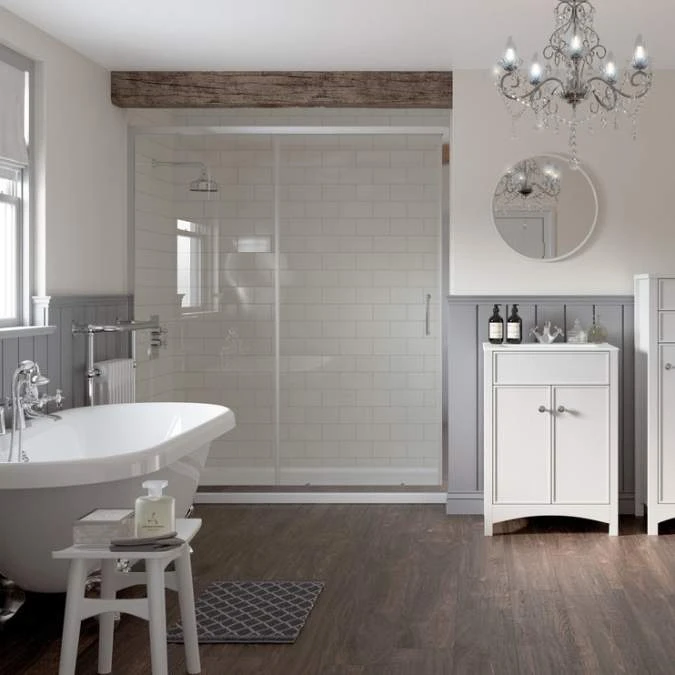 Relax 1000mm Sliding Door Shower Enclosure 3 Relax 1000mm Sliding Door Shower Enclosure - Image 3