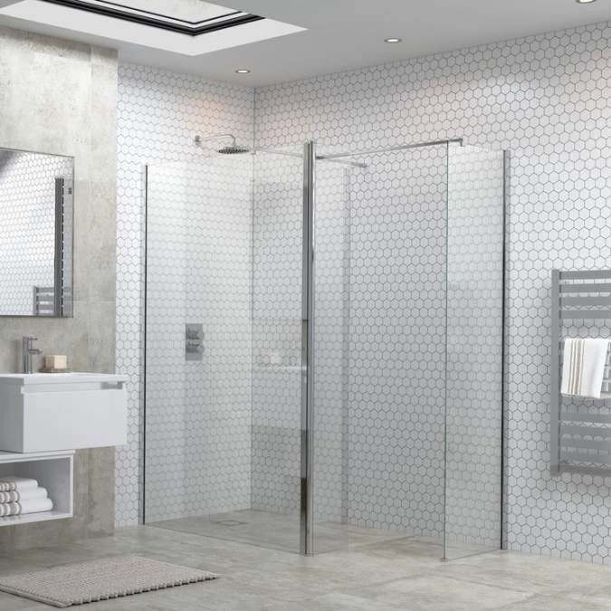 Relax 1200mm Wetroom Panel, Support Bar & 300mm Rotatable Panel 2 Relax 1200mm Wetroom Panel, Support Bar & 300mm Rotatable Panel - Image 2