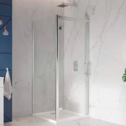 Scudo S8 Hinged Shower Door Enclosure - 1000mm