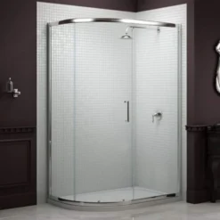Sommer8 1200 X 800 Single Door Offset Quadrant Shower Enclosure