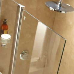 Sommer Extended Square Bath Screen With Fixed Panel -Home Bathroom Square screen inset 1 RT