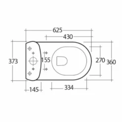 RAK Tonique Flush To Wall WC With Soft Close Seat -Home Bathroom Tonique cc btw tech 2