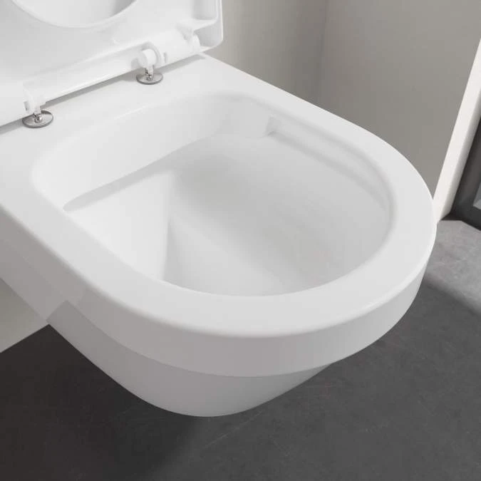 Villeroy & Boch Architectura Washdown Rimless Wall Mounted Toilet Concealed Fixings 2 Villeroy & Boch Architectura Washdown Rimless Wall Mounted Toilet Concealed Fixings - Image 2