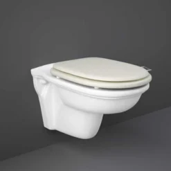 Washington Wall Hung WC With Soft Close Seat Greige - RAK Ceramics