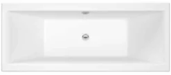 Asselby Square Double Ended Bath - 1700 X 750mm - NBA210 - Nuie 6 Asselby Square Double Ended Bath - 1700 X 750mm - NBA210 - Nuie -Home Bathroom assleby baths v1 co1 1
