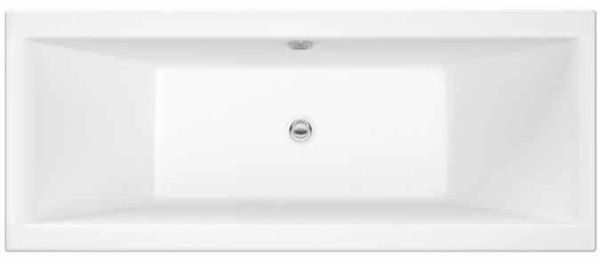 Asselby Square Double Ended Bath - 1700 X 750mm - NBA210 - Nuie 3 Asselby Square Double Ended Bath - 1700 X 750mm - NBA210 - Nuie - Image 3