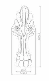 Bayswater Single Ended 1700mm Rolltop Shower Bath 7 Bayswater Single Ended 1700mm Rolltop Shower Bath - Image 7