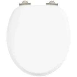 Burlington White Traditional Soft Closing Toilet Seat - S18