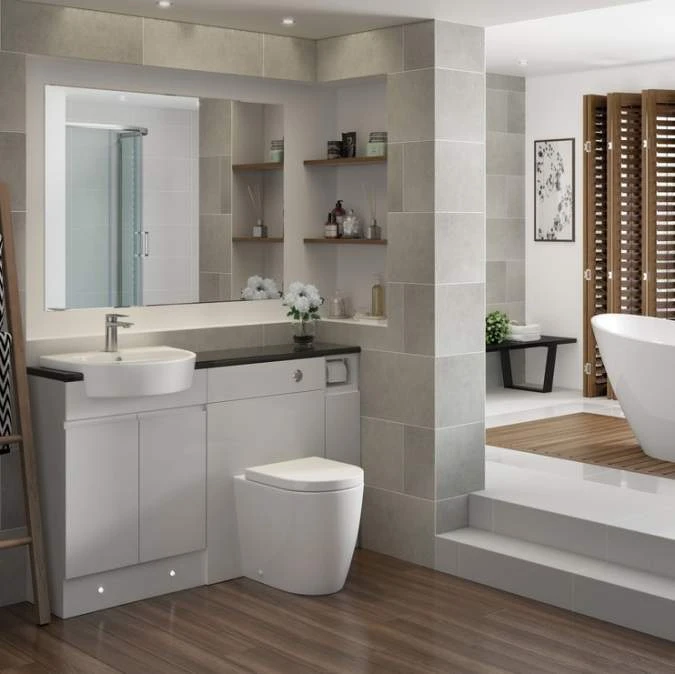 Campbell Rimless Back To Wall Toilet & Soft Closed Seat 4 Campbell Rimless Back To Wall Toilet & Soft Closed Seat - Image 4